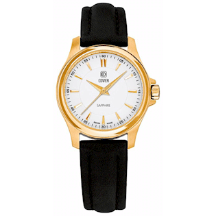 Forgyldt Quartz Dame ur fra Cover, CO138.08